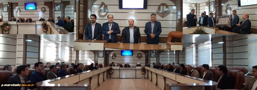 تودیع  جناب آقای دکتر حسین افلاکی فرد و معارفه جناب آقای دکتر محمد امیری 2